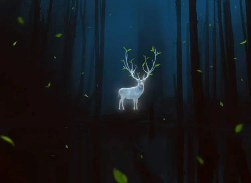 آموزش طراحی گوزن درخشان در فتوشاپ